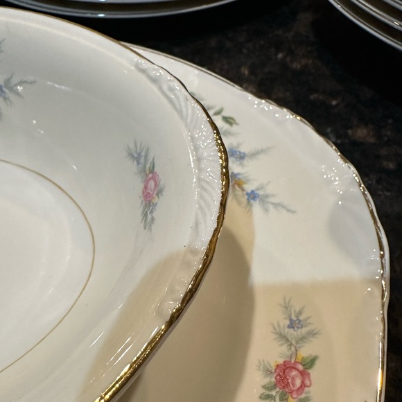 Eggshell Nautilus China by Homer Laughlin 18 items,vintage 1930’s, made in USA - Picture 6 of 12